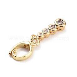 Ottone con ciondoli in zirconi cubici&nbsp;KK-G496-05G