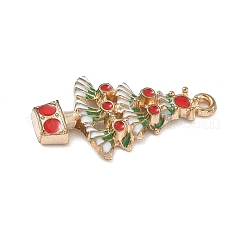 Noël pendentifs émail en alliage&nbsp;ENAM-B035-02G-08KCG