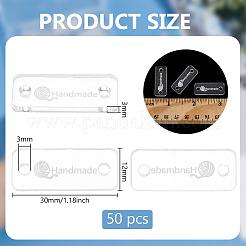 50 Stück Acrylstrick&nbsp;DIY-BC0013-75
