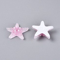 Transparente Harz- und Pailletten-Decoden-Cabochons&nbsp;CRES-Q222-01B