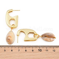Pendientes colgantes de latón&nbsp;KK-CBA8324-17G