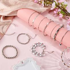 2 ensemble de 2 bracelets et joncs en alliage pour femmes&nbsp;BJEW-SP0001-34A