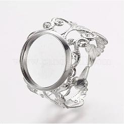 Regolazione dell'anello in filigrana d'ottone del polsino&nbsp;KKC-G002-34S
