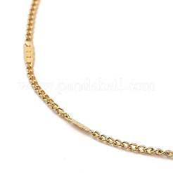Ionenplattierung (IP) 304 Edelstahl ovales Gliederkettenarmband für Frauen&nbsp;BJEW-G667-08G