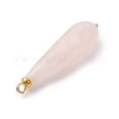 Pendentifs de quartz rose naturel&nbsp;PALLOY-JF04760-01
