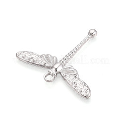 Pendentifs libellule en acier inoxydable 304&nbsp;STAS-T069-23P