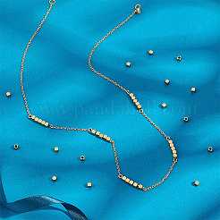 40 pz placcatura ionica (ip) perle in acciaio inossidabile 304&nbsp;STAS-UN0048-80