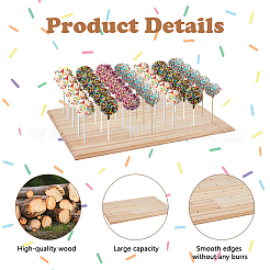Holzständer für Lollipop-Organizer&nbsp;ODIS-WH0043-255