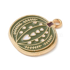 Pendentifs en alliage pour le jour de Thanksgiving&nbsp;LS-ENAM-R007-01G-07