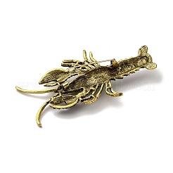 Legierung Rhinestone-Brosche&nbsp;JEWB-K027-04B-AG