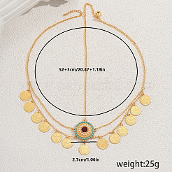 Elegante ciondolo a forma di nappa in lega di zinco e ottone in stile mediorientale per gioielli da donna&nbsp;FX1267