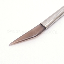 Poliermesser aus natürlichem Achat&nbsp;TOOL-WH0121-97