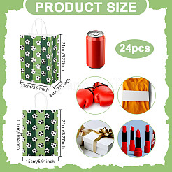 Geschenktüten aus Papier mit Fußball-Aufdruck und Henkel&nbsp;ABAG-WH0045-31C