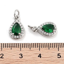 Ottone con pendenti a zirconi&nbsp;KK-P271-32P