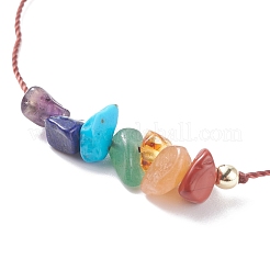 Braccialetto di perline in pietra mista naturale e sintetica&nbsp;BJEW-JB07985-01