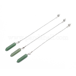 Spitze Pendel aus natürlichem Edelstein&nbsp;G-I284-E