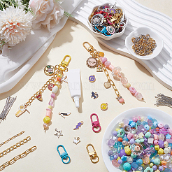 Kits de porte-clés brillant à lèvres à faire soi-même&nbsp;DIY-SP0007-51