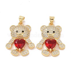 Ottone micro spianare pendenti zirconi&nbsp;ZIRC-I063-03