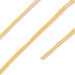 Ficelle de fil de polyester ciré plat&nbsp;YC-D004-01-040