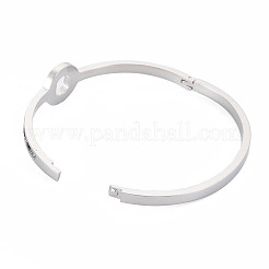 Strass Donut Armreif&nbsp;BJEW-N017-018P