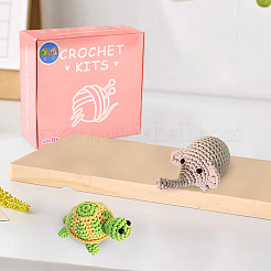 DIY Häkelset für Elefanten- und Meeresschildkrötenpuppen&nbsp;DIY-TAC0001-84