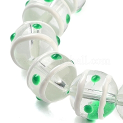 Glas mit Emailleperlensträngen&nbsp;GLAA-M047-01H