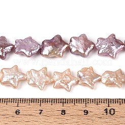 Natürliche Barock Keshi Perlen Stränge&nbsp;PEAR-S020-Z03-02B