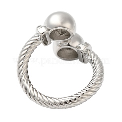 Polsini aperti in ottone&nbsp;RJEW-Q778-54P