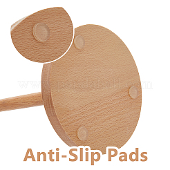 Hilandero giratorio de hilo de madera para tejer cinta&nbsp;DIY-WH0496-13