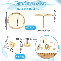 Boucles d'oreilles à tige en acier inoxydable 304&nbsp;STAS-UN0064-99A
