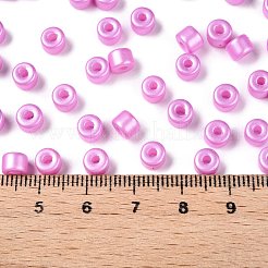 Perles de verre nacrées avec peinture à cuisson&nbsp;SEED-T008-03M
