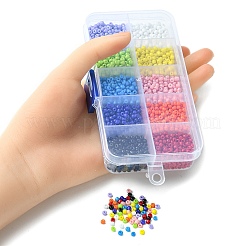 100g 10 Stil 11/0 Glas Saatperlen&nbsp;SEED-YW0002-41