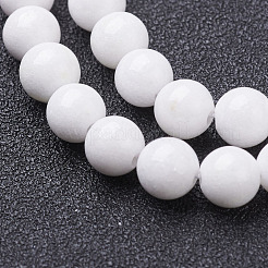 Natur Mashan Jade runde Perlen Stränge&nbsp;X-G-D263-6mm-XS01