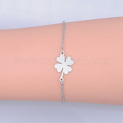 Anlaufgeschützte Gliederarmbänder aus 201 Edelstahl&nbsp;BJEW-T011-JN510-1