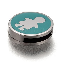 Charms scorrevoli in acciaio inossidabile 304&nbsp;STAS-P270-31P