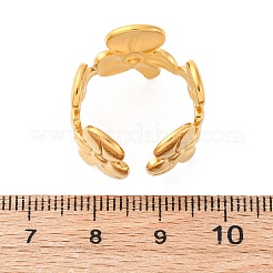 Anelli polsini in acciaio inossidabile 304&nbsp;RJEW-D306-25G
