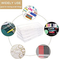 Contenants de perles en plastique transparent&nbsp;CON-FH0001-21A
