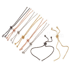 Gestellbeschichtung umweltfreundliche Messingkette Armbandherstellung&nbsp;KK-TA0007-84-RS