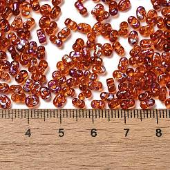 Vaporisez perles de rocaille de verre peintes&nbsp;SEED-F005-05A-04