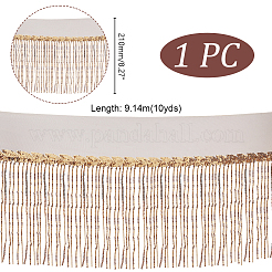 Garniture en dentelle à franges en polyester de 10 mètre&nbsp;DIY-WH0308-499A