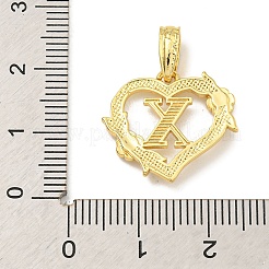Colgantes de latón corazón&nbsp;KK-I714-04G-X