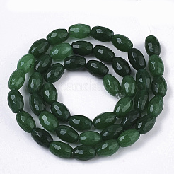 Natürliche weiße Jade perlen Stränge&nbsp;G-N326-11B