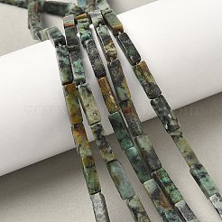 Natürliche afrikanische türkis (jasper) perlen stränge&nbsp;G-G837-02