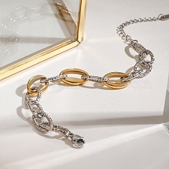 Bracelets à chaîne en acier inoxydable 304 pour femmes&nbsp;BJEW-K279-02GP