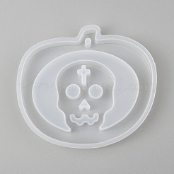 Halloween DIY Kürbislampe mit Totenkopfanhänger Silikonstatuenformen&nbsp;DIY-P006-39