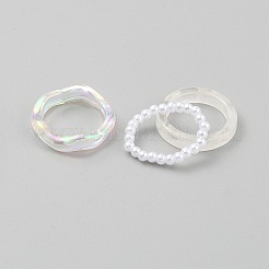 Acryl-Fingerringe für Frauen&nbsp;RJEW-WH0031-04B