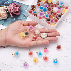 80 pz 20 pendenti in plastica/resina satinati&nbsp;FIND-MP0001-01