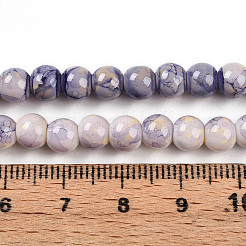 Backen Farbe Glasperlen Stränge&nbsp;X-DGLA-N003-6mm-C08