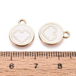 Pendentifs d'émail en alliage&nbsp;ENAM-Q002-01G-01