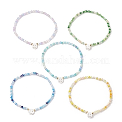 Glas Perlen Stretch-Armbänder&nbsp;BJEW-JB11445